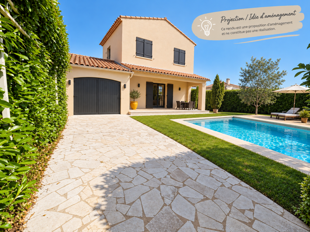 Maison familiale T6 avec terrain de 560 m2   Mauguio — photo du bien