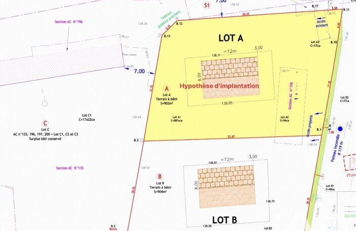 Vente Terrain à bâtir 902 m&sup2; — photo 4