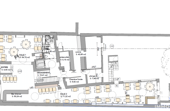 Vente Boutique/Local commercial 550 m&sup2; — photo 2