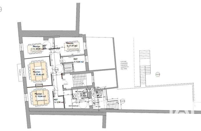 Vente Boutique/Local commercial 550 m&sup2; — photo 3