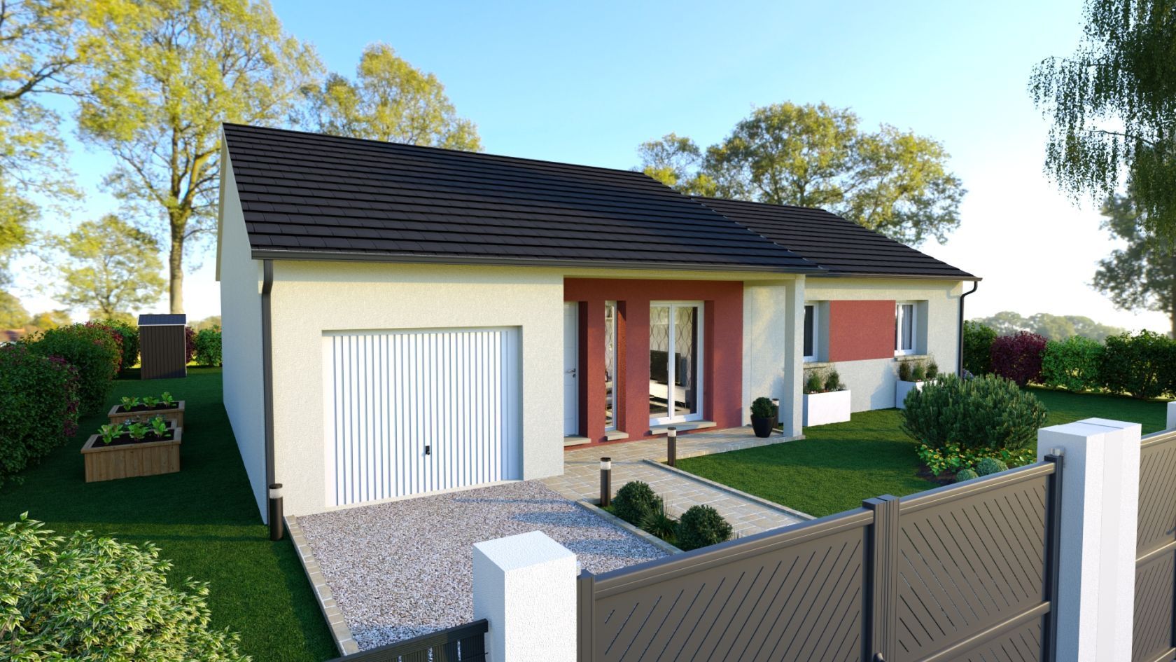 Projet de construction d'une maison 90 m² avec terrain à AULNAT (63)