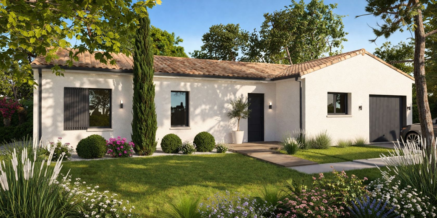 Belle maison en "L" de 90m² à BOURG-SAINT-BERNARD (31)