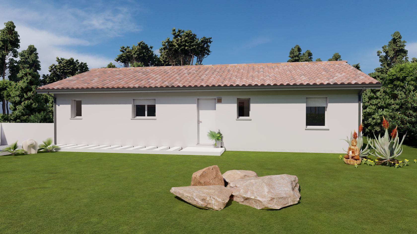 Projet de construction d'une maison 99.28 m² avec terrain à BOISSE (24)