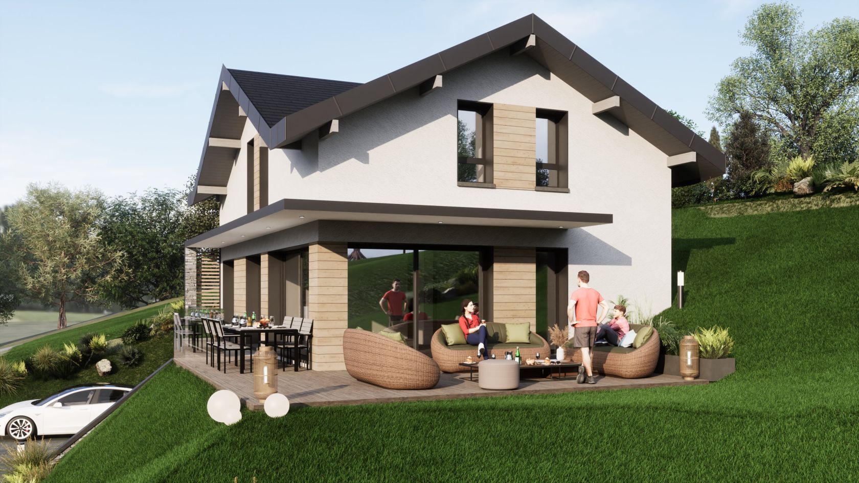 Projet de construction d'une maison 110 m² avec terrain à MARIGNIER (74)