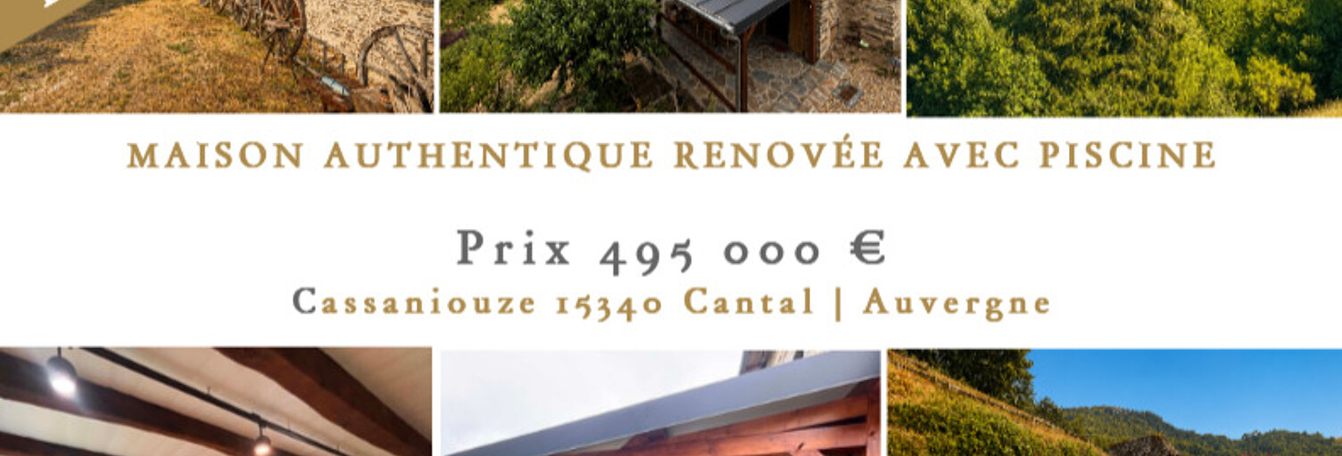 Maison 6 Pièces 113 m² à vendre à Cassaniouze (15340)
