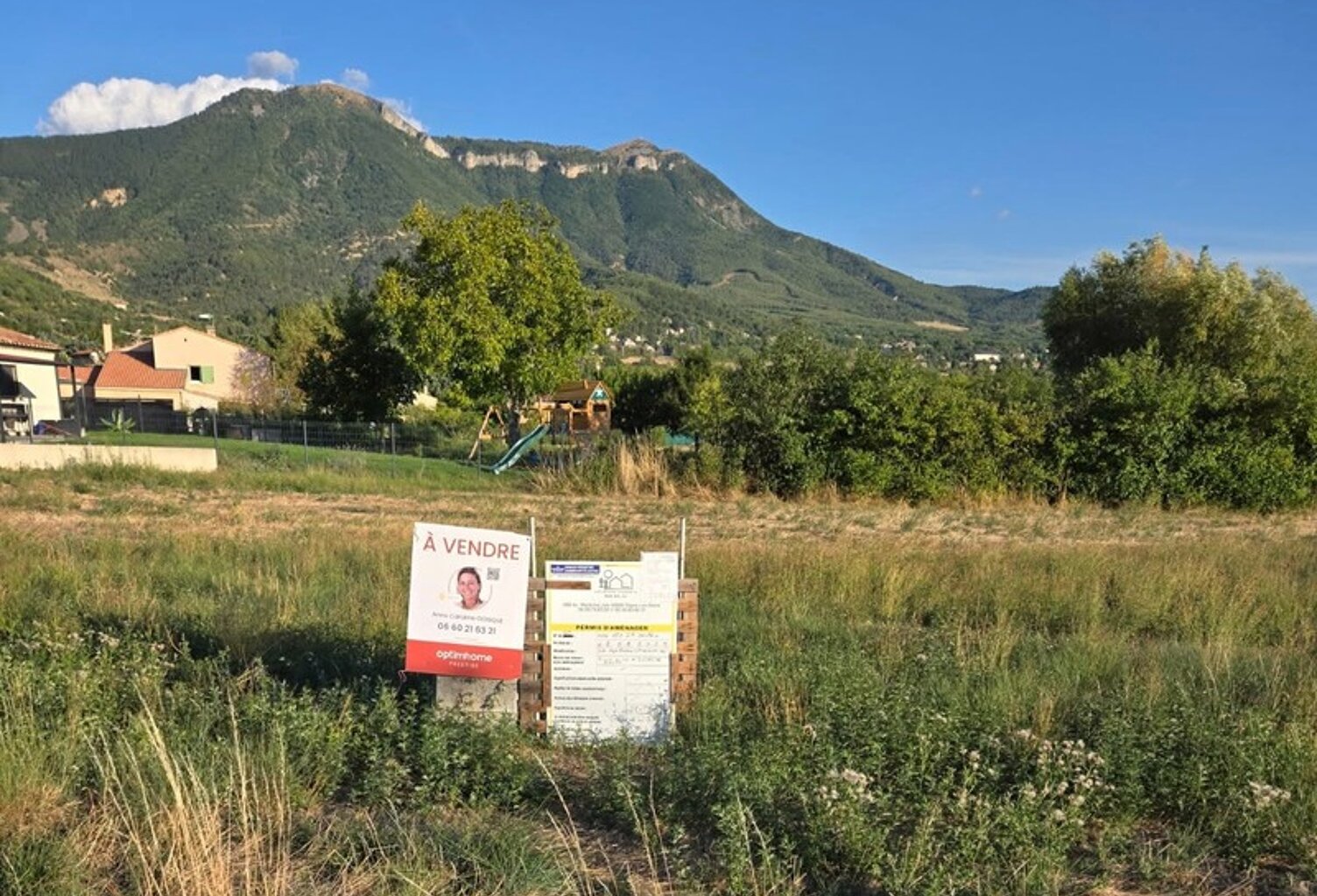 ✨ Terrain à bâtir viabilisé avec canal d'eau– 695 m² – Le Plan de Gaubert, DIGNE LES BAINS (04) — photo 1