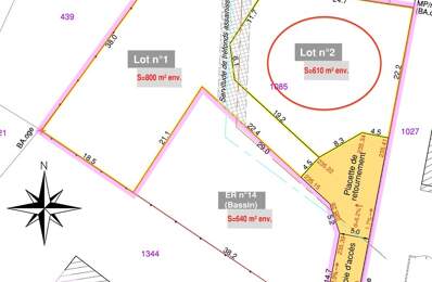 Terrain à vendre de 613,00 m² LES AVENIERES (38) — photo du bien