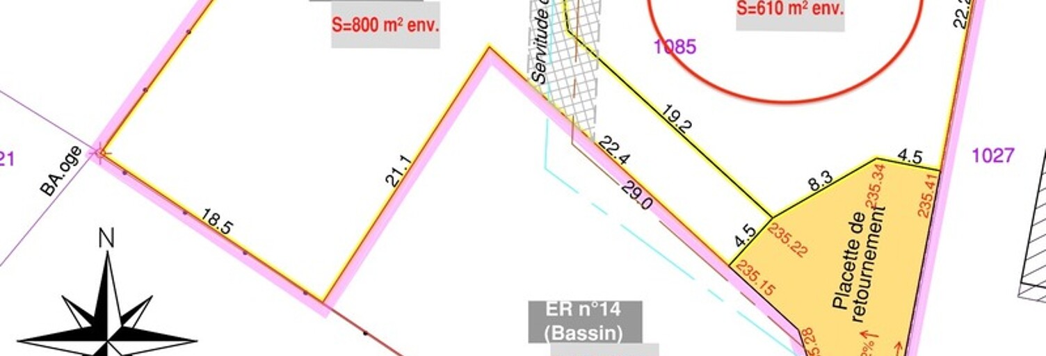 Terrain  613 m² à vendre à Les Avenières Veyrins-Thuellin (38630)