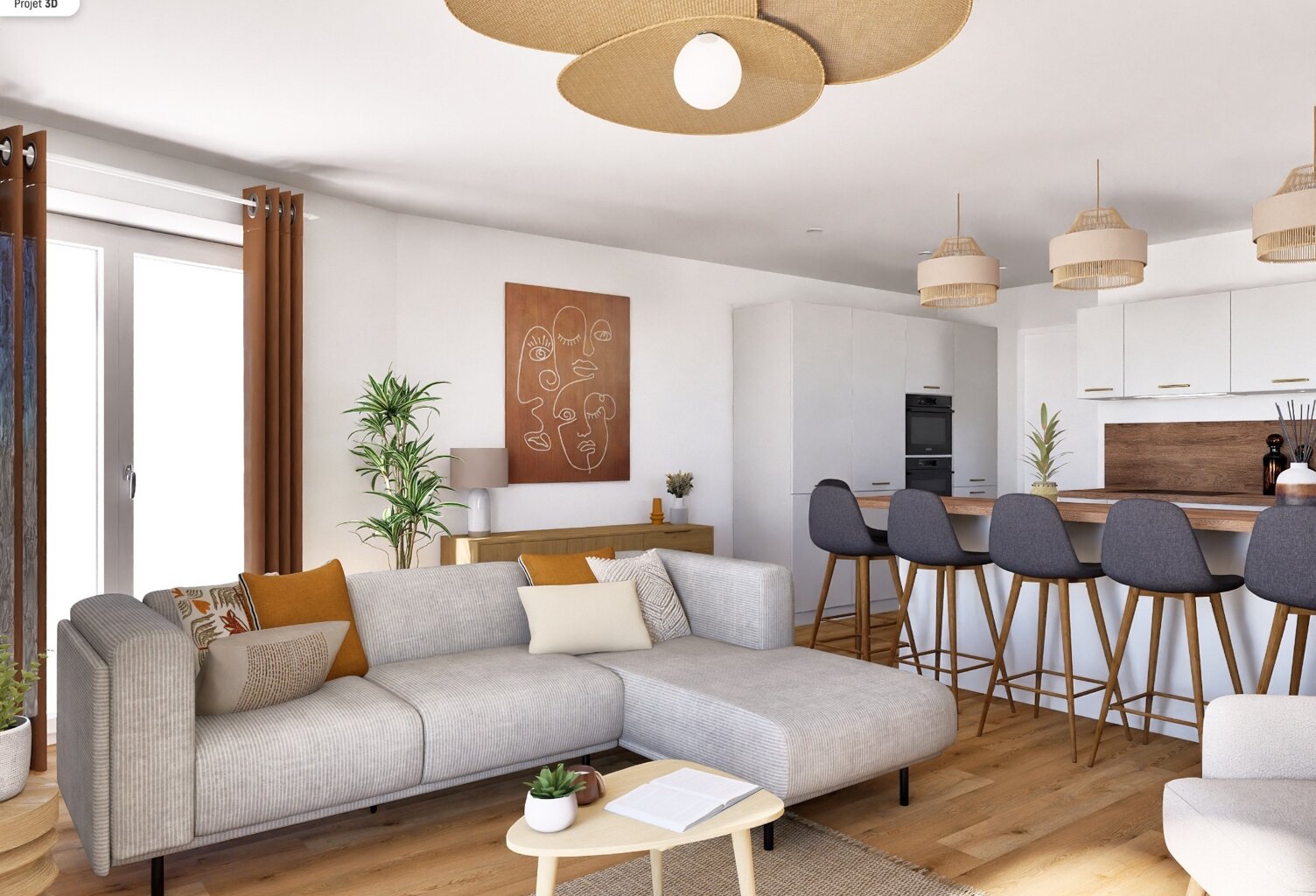 Appartement à vendre 4 pièces aux portes de St Cyr sur Loire, 4 mn sortie rocade — photo 1