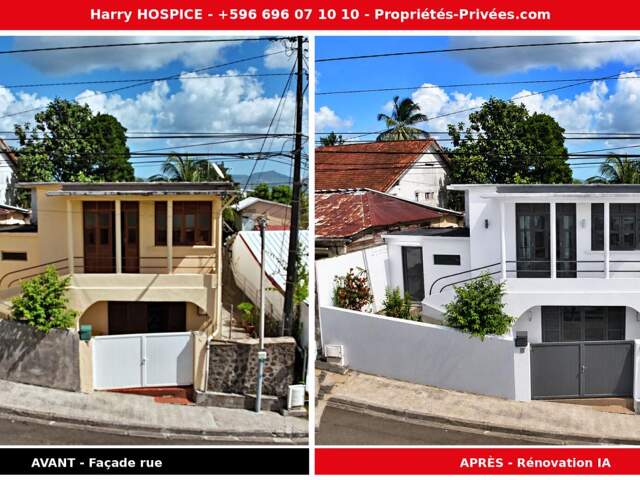 EXCLUSIVITE - FORT-DE-FRANCE - RARE 470m² - Maison 7P 119m² - 2x F2 - Idéal investisseur ou famille - 174 000 — photo du bien