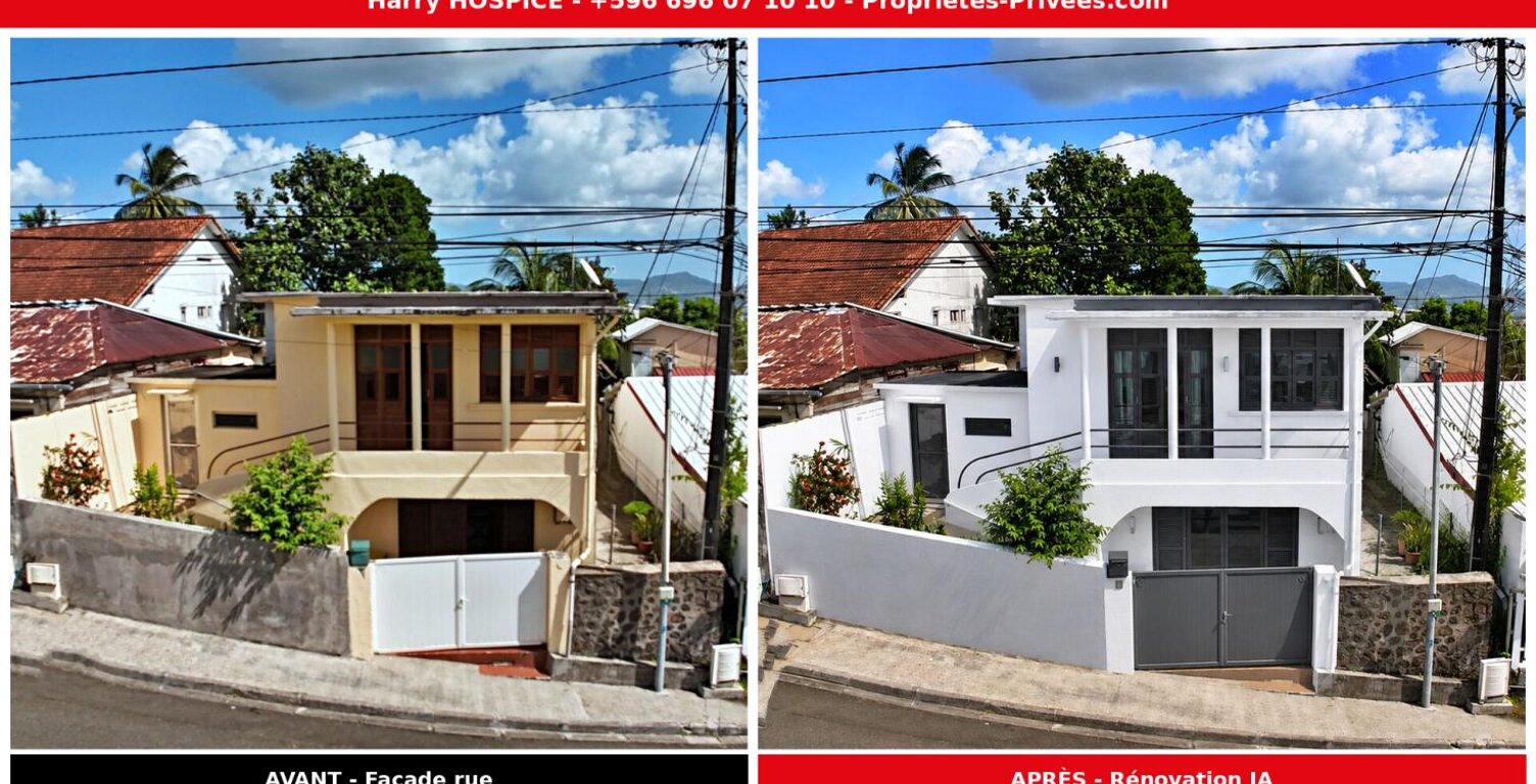 EXCLUSIVITE - FORT-DE-FRANCE - RARE 470m² - Maison 7P 119m² - 2x F2 - Idéal investisseur ou famille - 174 000 — photo 1