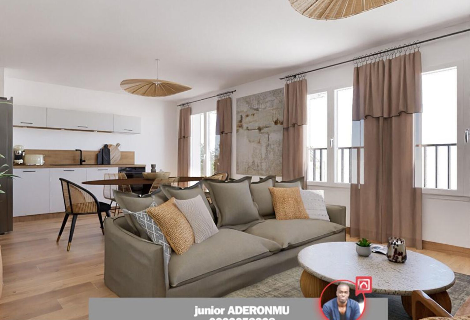 Appartement Dugny 4 pièce(s) 76.96 m2 — photo 1