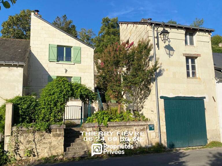 A VENDRE  49730 TURQUANT  Maison 4 pièces de 74 m2 avec maison annexe à rénover, terrasse,  jardin,  cave — photo 1