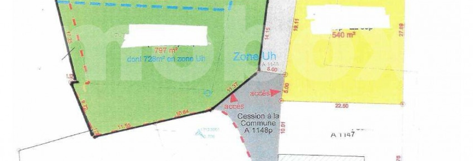 Terrain  797 m² à vendre à Mouzeil (44850)