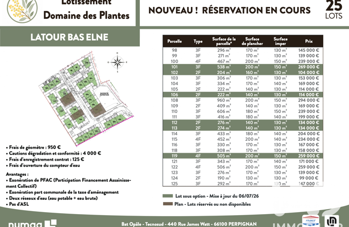Vente Terrain 452 m&sup2; — photo 2