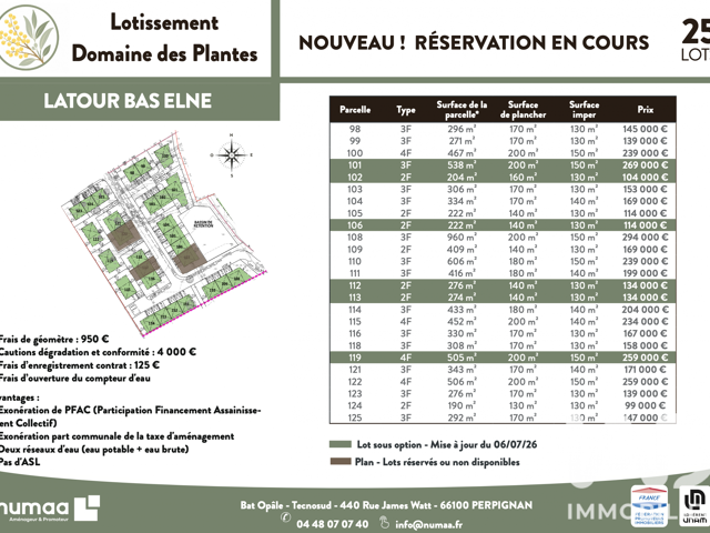Vente Terrain 505 m&sup2; — photo du bien
