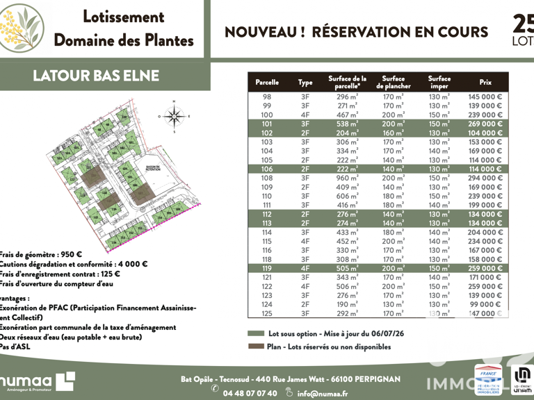 Vente Terrain 505 m&sup2; — photo 1