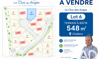 Terrain  548 m² à vendre à Challans (85300)
