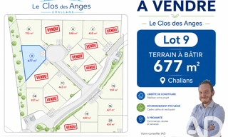 Terrain  677 m² à vendre à Challans (85300)