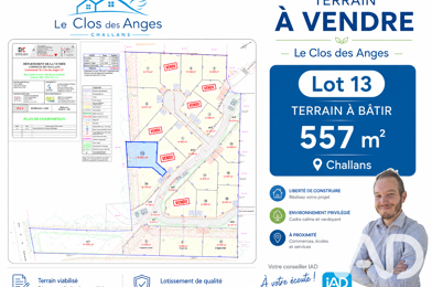 Terrain  98000 €