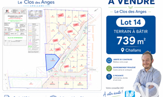 Terrain  739 m² à vendre à Challans (85300)