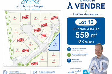 Terrain  98000 €