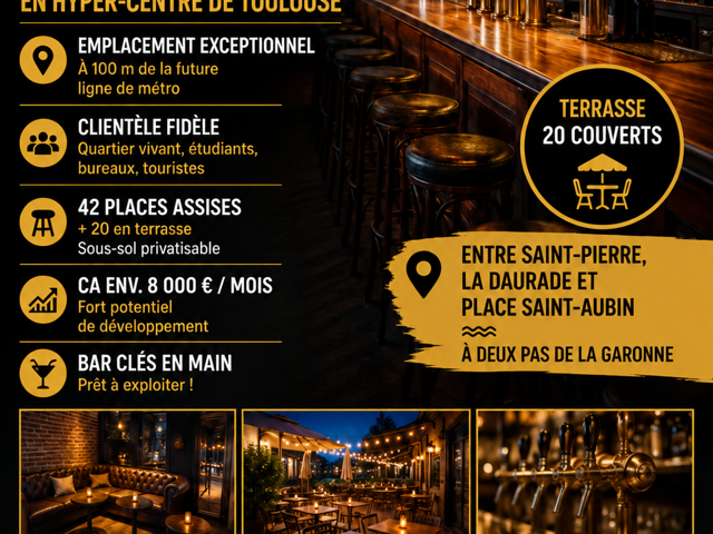 Vente Bar, Brasserie, Tabac 70 m&sup2; — photo du bien