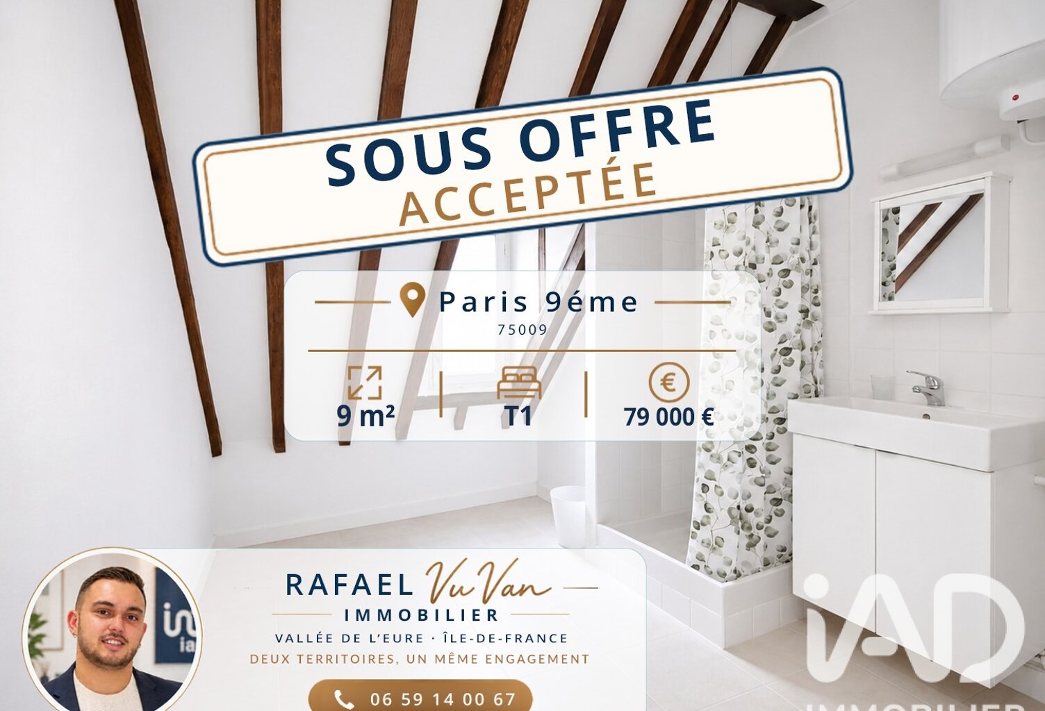 Vente Studio 1 pièce — photo 1