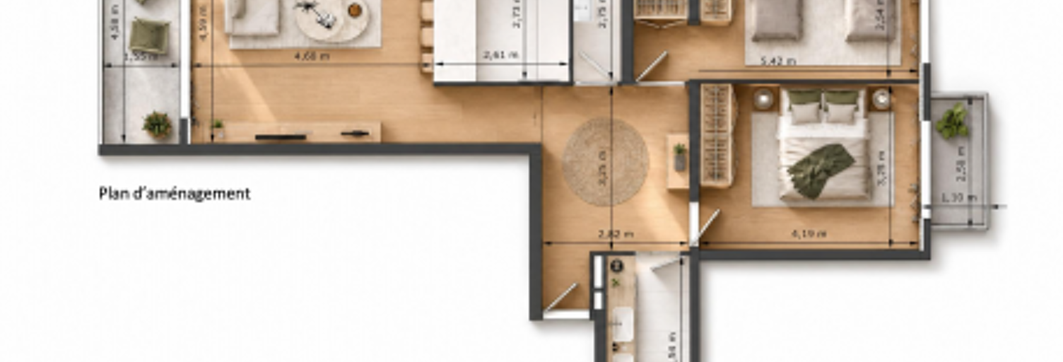 Appartement 3 Pièces 74 m² à vendre à Le Port-Marly (78560)