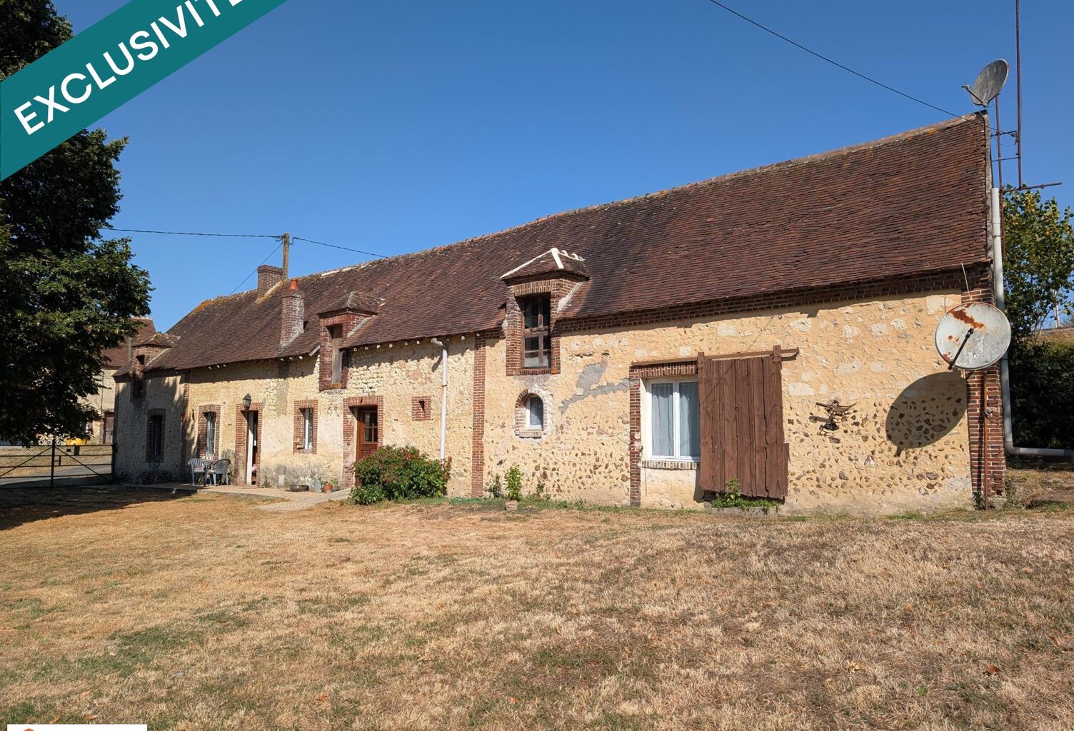 Maison ancienne en pierres 130 m², grand terrain — photo 1