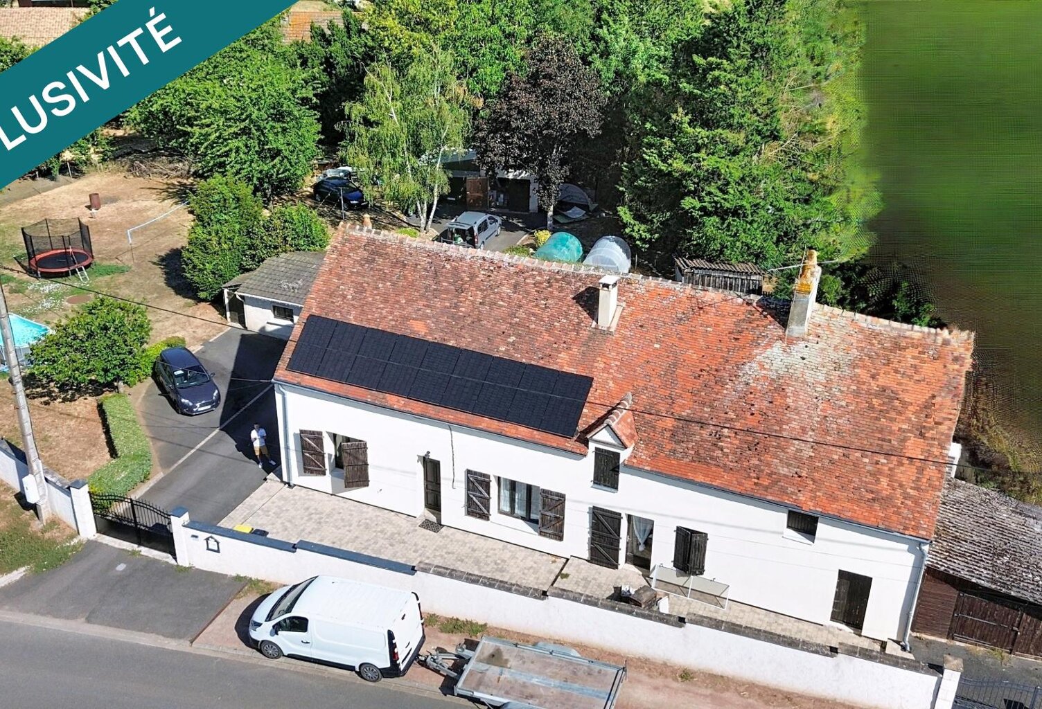 Longère rénovée  115 m²  Terrain clos de 2 283 m²  Thizay (36100) — photo 1