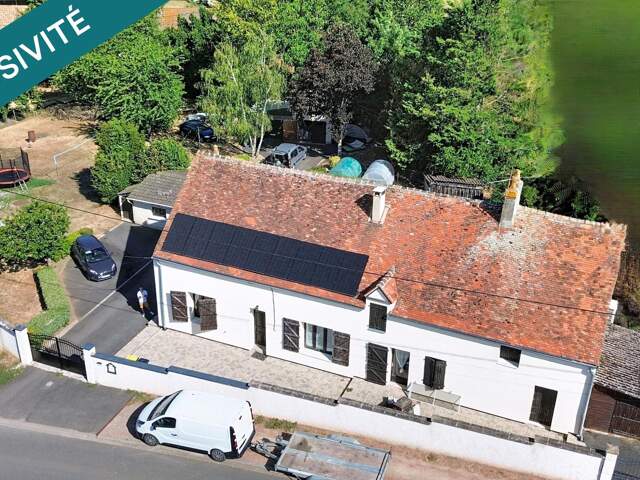 Longère rénovée  115 m²  Terrain clos de 2 283 m²  Thizay (36100) — photo du bien