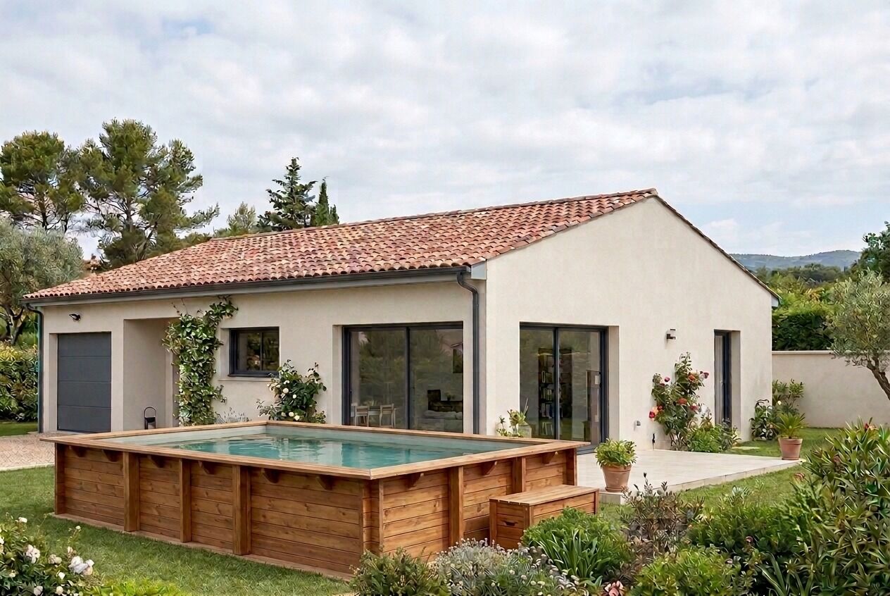 NIZAS 34320 Villa neuve avec jardin