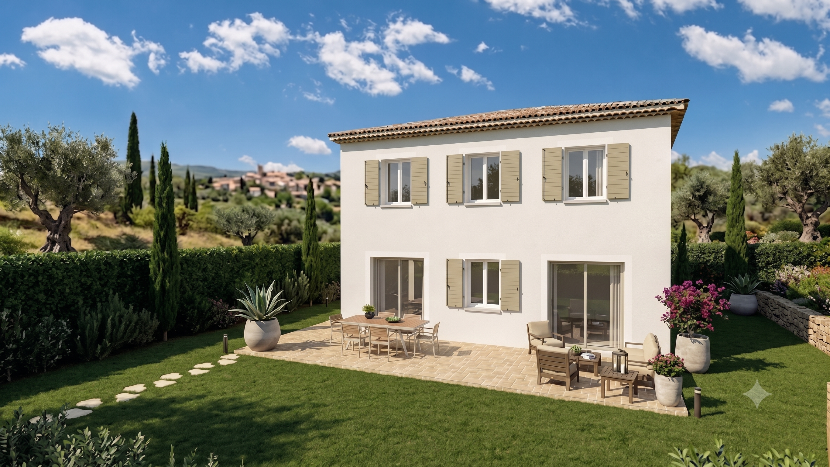 Construction d'une maison à étage de 80m² à Septèmes-les-Vallons -Terrain de 55 m2
