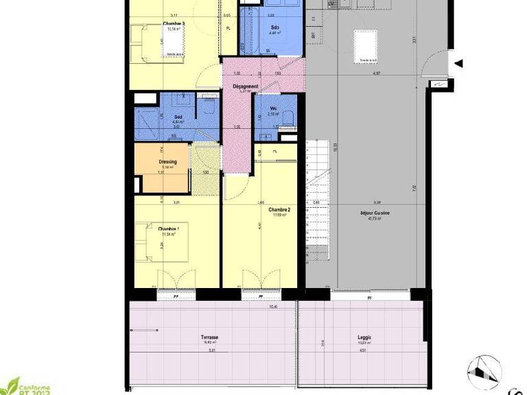 Vente Appartement 5 pièces — photo 1