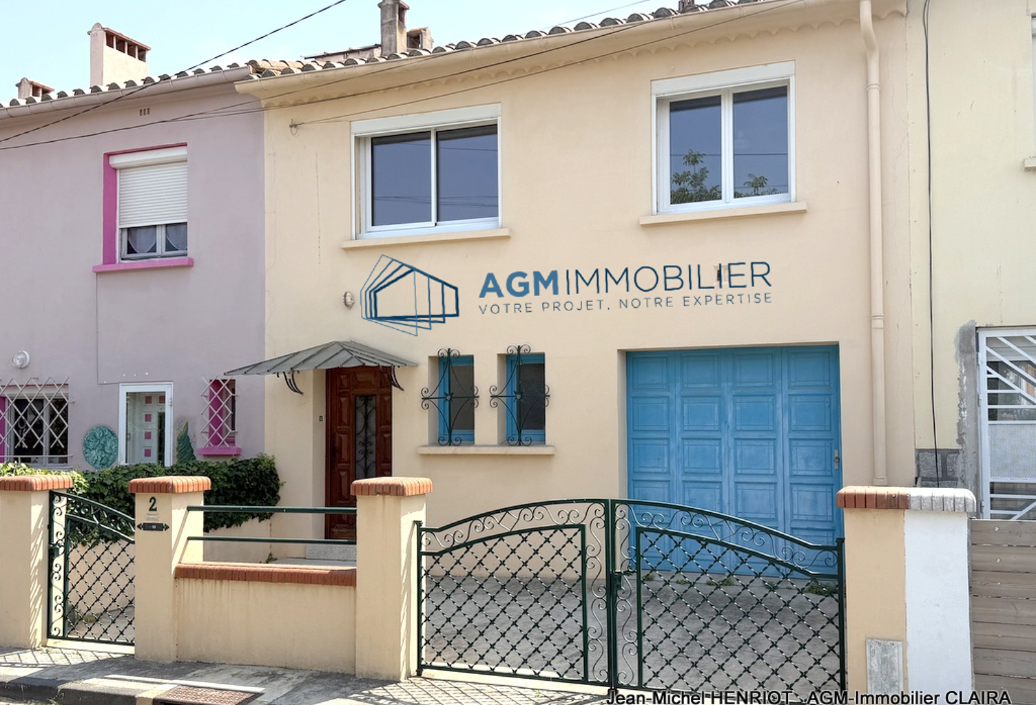 Maison 2 faces avec garage et jardin   Saint-Assiscle, Perpi — photo 1