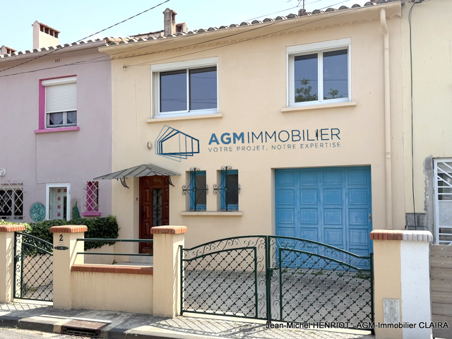 Maison 2 faces avec garage et jardin   Saint-Assiscle, Perpi — photo du bien