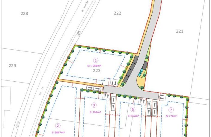 Vente Terrain 2 064 m&sup2; — photo 2