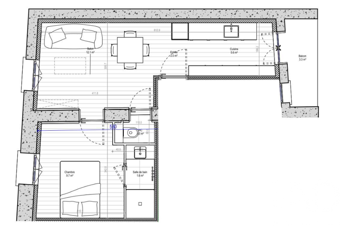Vente Appartement 2 pièces — photo 3