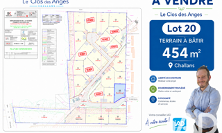 Terrain  454 m² à vendre à Challans (85300)