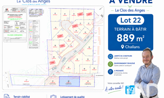 Terrain  889 m² à vendre à Challans (85300)