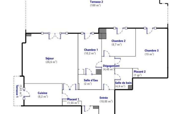 Vente Appartement 4 pièces — photo 2
