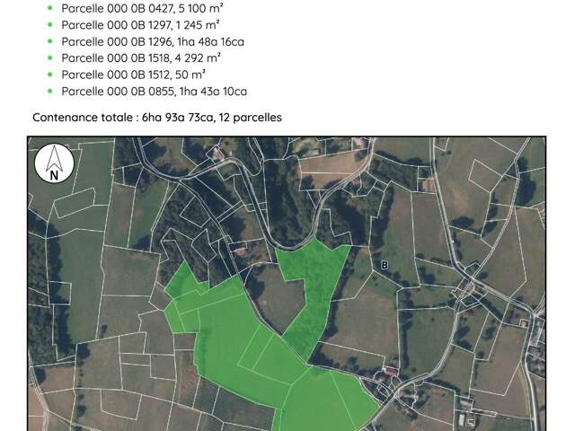 Vente Terrain agricole 69 373 m&sup2; — photo du bien
