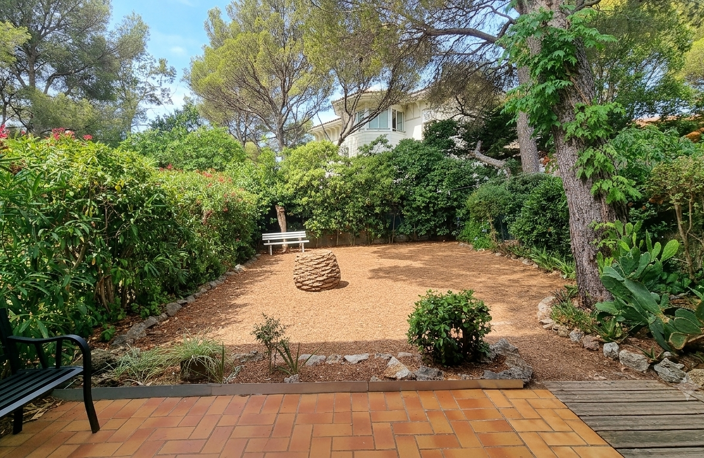 BOULOURIS A 5 MIN DES PLAGES A PIEDS 2 PIECES AVEC JARDIN — photo 2