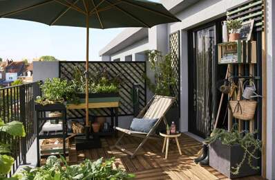 *ENVIRONNEMENT CALME ET RESIDENTIEL 90 M² DE surface - DOUBLE BALCON Sud et Ouest RARE - PROCHE TRAM — photo du bien