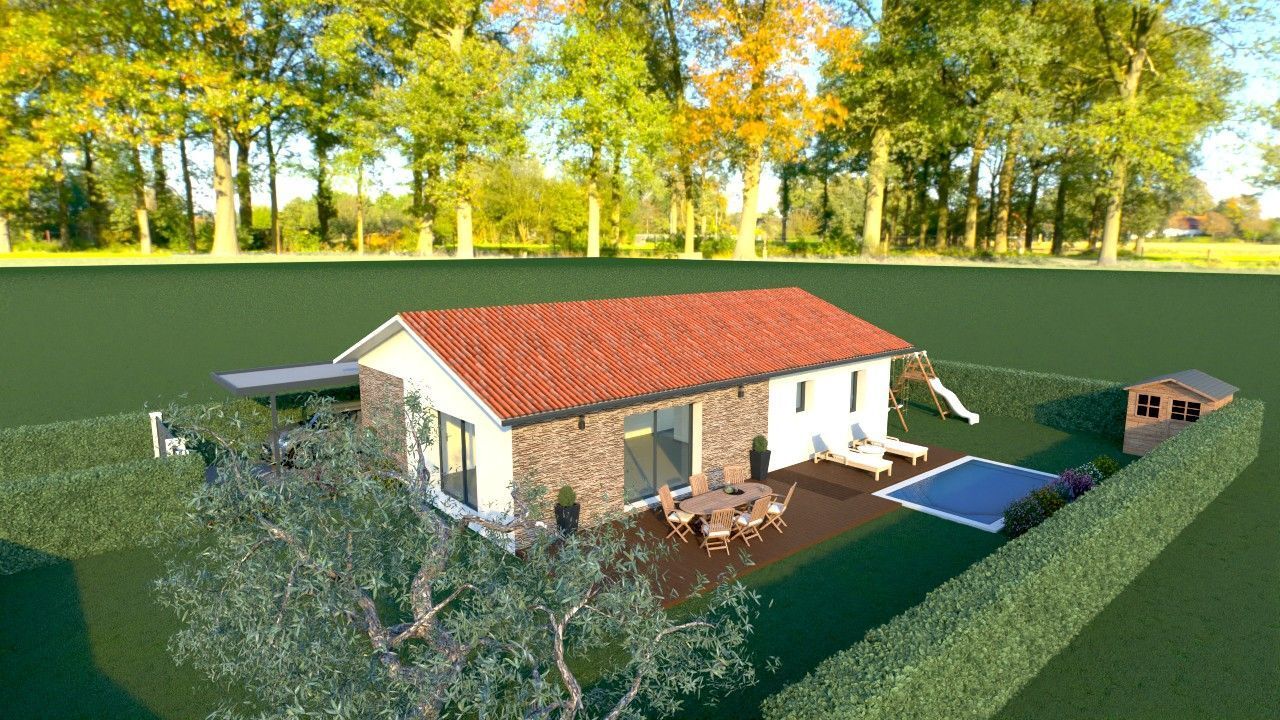 Projet de construction d'une maison 90 m² avec terrain à DAX (40)