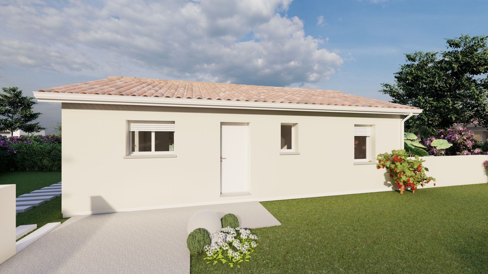Projet de construction d'une maison 3 pièces avec terrain à CAUPENNE (40)