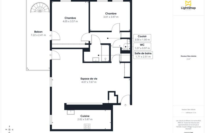 Dernier étage et rooftop ! Appartement 3 pièces de 88 m2 - Avenue Magellan, Créteil — photo 3