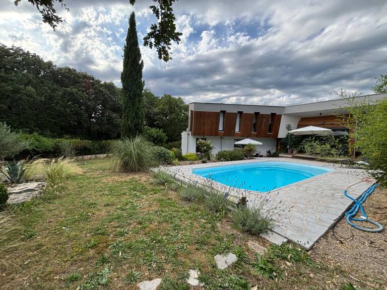 À vendre – Maison d'architecte contemporaine de 144 m² avec piscine – Sainte-Croix-de-Quintillargues — photo 1