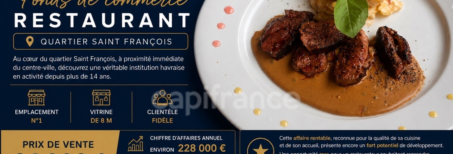 Commerce 3 Pièces 80 m² à vendre à Le Havre (76600)